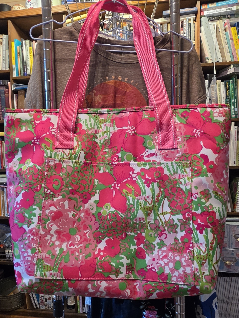 Pink Floral Cooler Tote Bag - Women Bags